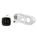 CC631T - Budi Car Charger 12W 2.4A + Cable Type-C