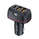 CC616TB - Budi Car Charger 48W Dual QC3.0 and USB-C PD