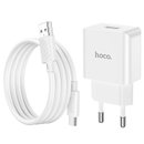 СЗУ Hoco C106A Leisure single port charger set (Type-C)
