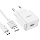 СЗУ Hoco C106A Leisure single port charger set (Type-C)