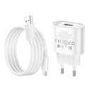СЗУ Hoco C109A Fighter single port QC3.0 charger set (Micro)