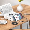 Аудио кабель Hoco UPA20 3.5 audio extension cable male to female(L=2M)