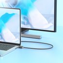 Видео кабель Hoco US08 HDTV 2.0 male-to-male 4K HD data cable(L=1M)