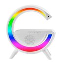 Колонка светильник с Bluetooth и беспроводной зарядкой BT2301