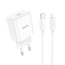СЗУ Hoco C76A Pro Majestic single port PD30W charger set(C to iP)