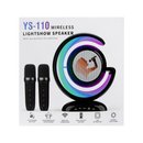 Портативная Bluetooth колонка YS-110 с двумя микрофонами и RGB подсветкой