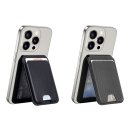 WIWU Визитница MW-003 Magsafe Compatible Leather Card Holder with Stand