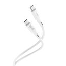 DC256TT10W - Budi USB Cable Type-C to Type-C Liquid Silica Gel PD 65W 1m