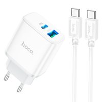 СЗУ Hoco C105A Stage PD20W+QC3.0 (Type-C to Type-C) / Модельний ряд + №10947