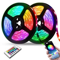Светодиодная лента RGB USB+Bluetooth (5m) / Нові надходження + №11073