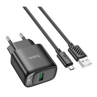 СЗУ Hoco C140A Smart QC3.0 charger set(Micro)(EU) / Hoco + №11328