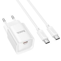 СЗУ Hoco C146A Charm PD20W charger set(C to C)(EU) / Бренд + №11335