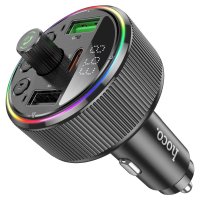 FM Трансмиттер Hoco E82 Guerrero PD30W+QC3.0 / АЗП/FM Модулятори + №11352