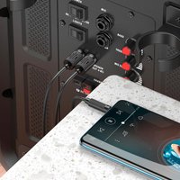 Аудио кабель Hoco UPA28 3.5 double lotus RCA / AUX + №11408