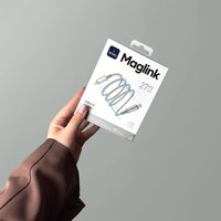 WIWU Кабель Wi-C083 27W Maglink Magnetic Cable C-L 1M / WIWU + №11599