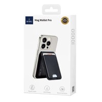 WIWU Визитница MW-005 Magsafe Compatible Leather Card Holder with Stand / Додаткові аксесуари + №11604