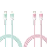 WIWU Кабель Wi-C062 C-L Neolink Series Silicone Cable 27W 1m / Type-C - Lighting + №11605