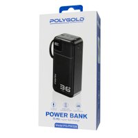 Power Bank POLYGOLD PG-PW328 36000mAh 22.5W / Power Bank + №11763