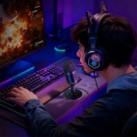 Настільний мікрофон Hoco L25 Bright USB desktop microphone / Аудіо + №11814