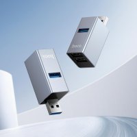 USB Хаб Hoco HB54 (USB to USB2.0*2+USB3.0) / Нові надходження + №11817