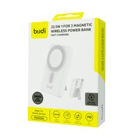 PB809W - Budi Power Bank 22.5W magnetic wireless / Budi + №11982