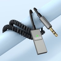 MCDODO CA-8700 Bluetooth Coil Audio Cable A to AUX 3.5 1.7m / FM Модулятори + №12179