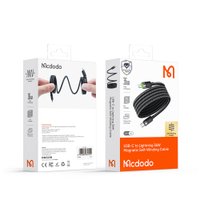 Кабель MCDODO CA-2010 Magnetic Self-Winding C to L 36W 1.2m / Кабелі / Перехідники + №12114