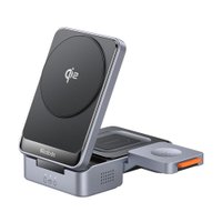 БЗУ MCDODO CH-5192 Foldable 3 in 1 Magnetic Wireless Charging Stand with 33W charger / Зарядные устройства + №12121