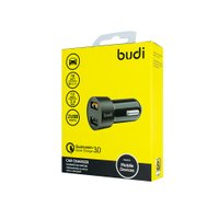 M8J622Q - Car charger Budi 2 USB 2.4A QC 3.0 / AЗУ + №3033