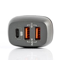 CC626TB - Dual qc3.0 output and PD output car charger / Budi + №6848