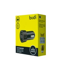 CC622BS - Car charger Budi 2 USB 2.4A QC 3.0 / AЗУ + №6846