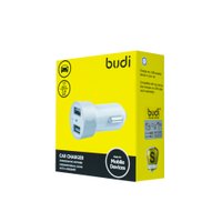 CC622BS - Car charger Budi 2 USB 2.4A QC 3.0 / AЗУ + №6846