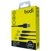 M8J150T3 - 3in1 Charge Sync Cable 1.2m 2A / USB + №3738