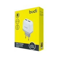M8J940E (AC940)EW - Home Charger Budi 2 USB 2.4A top slots / Адаптер Budi + №3043