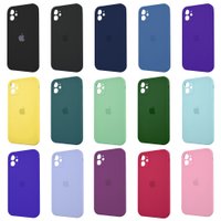 Square Full Silicone Case Close Camera iPhone 11 / Full Silicone Case Close Camera + №1312