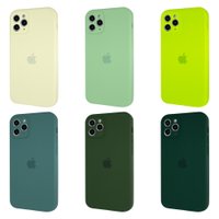 Square Full Silicone Case Close Camera iPhone 11 Pro / Full Silicone Case Close Camera + №1314