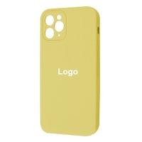 Square Full Silicone Case Close Camera iPhone 11 Pro / Full Silicone Case Close Camera + №1314