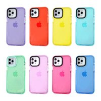 Color Clear TPU for Apple iPhone 12/12 Pro / apple-iphone-iphone 12 + №2818