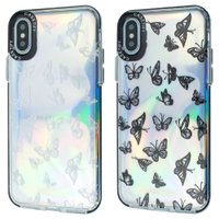 TPU Gradient Case Butterfly Apple Iphone X/Xs / apple-iphone-iphone xs + №1152