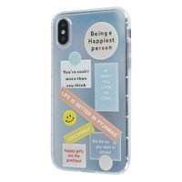 TPU Gradient Smile Popsockets Case Apple Iphone X/Xs / apple-iphone-iphone xs + №1150