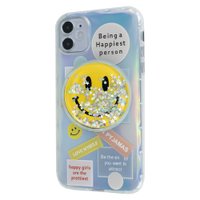 TPU Gradient Smile Popsockets Case Apple Iphone 11 / TPU Gradient Smile Popsockets + №1149