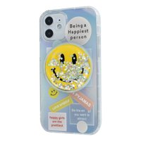 TPU Gradient Smile Popsockets Case Apple Iphone 12 / apple-iphone-iphone 12 + №1146