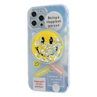 TPU Gradient Smile Popsockets Case Apple Iphone 12 Pro Max / TPU Gradient Smile Popsockets + №1145