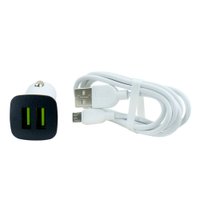 CC631L - Budi Car Charger 12W 2.4A + Cable Lightning / AЗУ + №6709