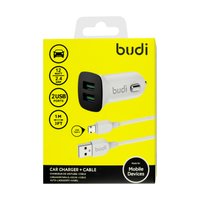 CC631M - Budi Car Charger 12W 2.4A + Cable Micro / Budi + №6710