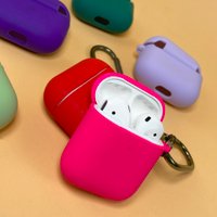 Silicone Case with Fibra AirPods 1/2 / apple-airpods-airpods 2 + №1416