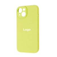 Square Full Silicone Case Close Camera iPhone 13 / Full Silicone Case Close Camera + №3694