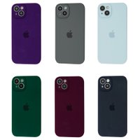 Square Full Silicone Case Close Camera iPhone 14 / Full Silicone Case Close Camera + №3684