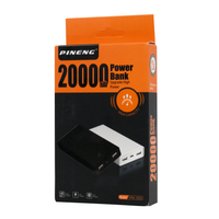 Power Bank PINENG 20000mAh 2USB / Power Bank + №3658