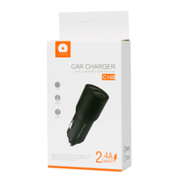 WUW Car Charger 2USB 2.4A C148 / AЗУ + №7470